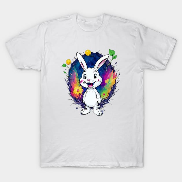 Bugs bunny rabbit cartoon T-Shirt by LATAVIdesign